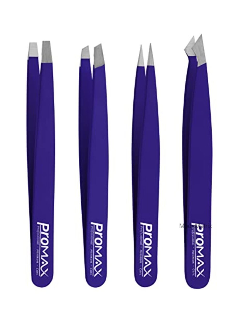 Precision Stainless Steel Tweezers Set for Eyebrows, Splinters, Ingrown Hair